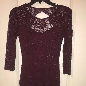 Maroon Dress